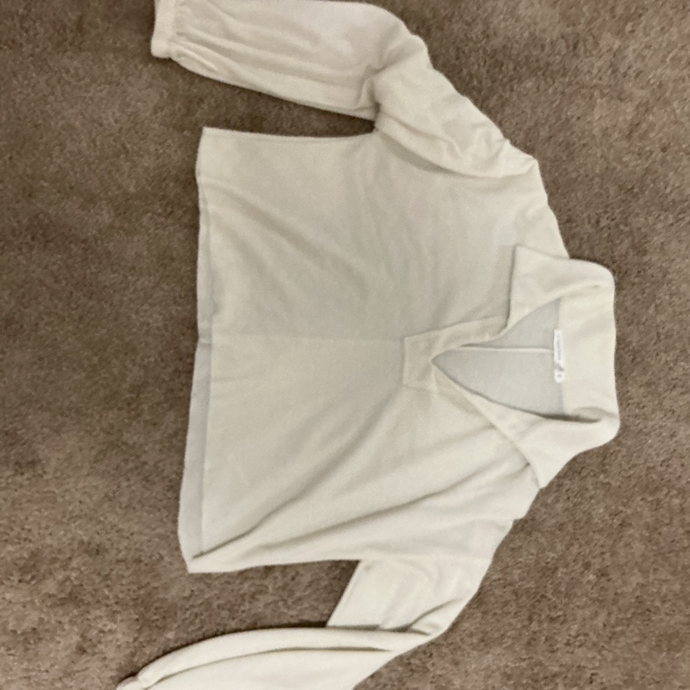 Altar'd State Cream Waffle-Knit Pullover